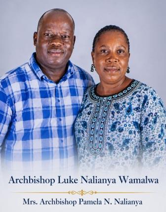 Archbishop Luke Nalianya Wamalwa and Mrs. Archbishop Pamela N. Nalianya — United in Faith, Leadership, and Service to God's Kingdom.