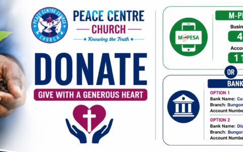 Support Our Ministry - Peace Centre Church